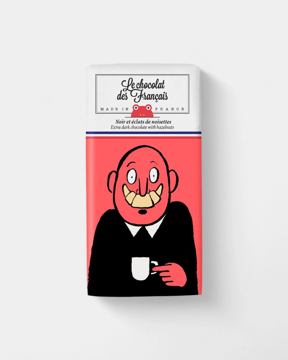 Tablette de chocolat noir et noisettes à personnaliser - 1
